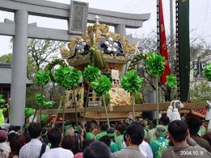 飾磨祭り台場練り